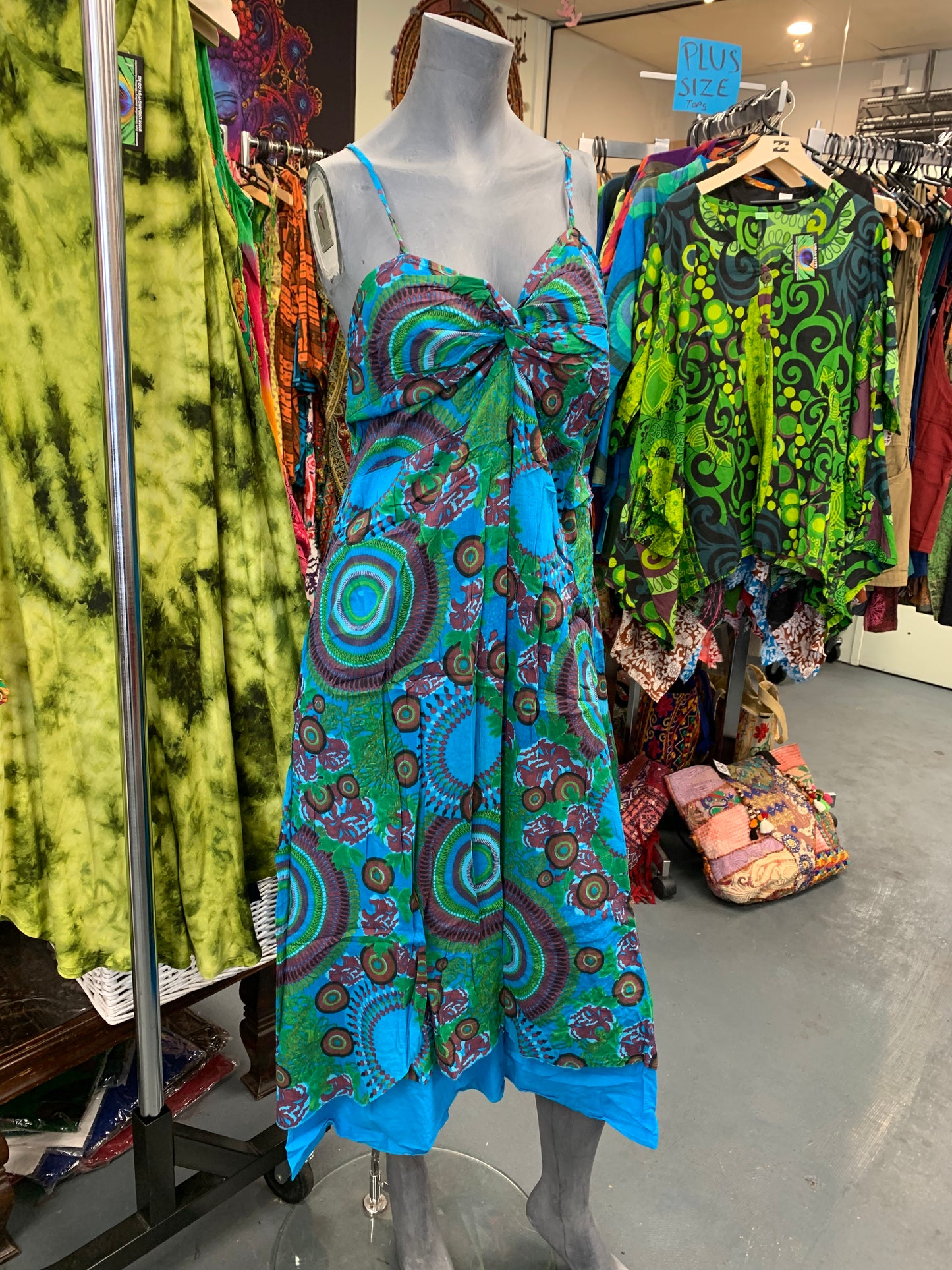 HANDCRAFTED COTTON TRANCE DRESS #57533