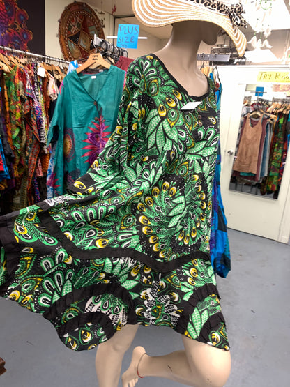 Bohemian style handcrafted Trance dress #651100