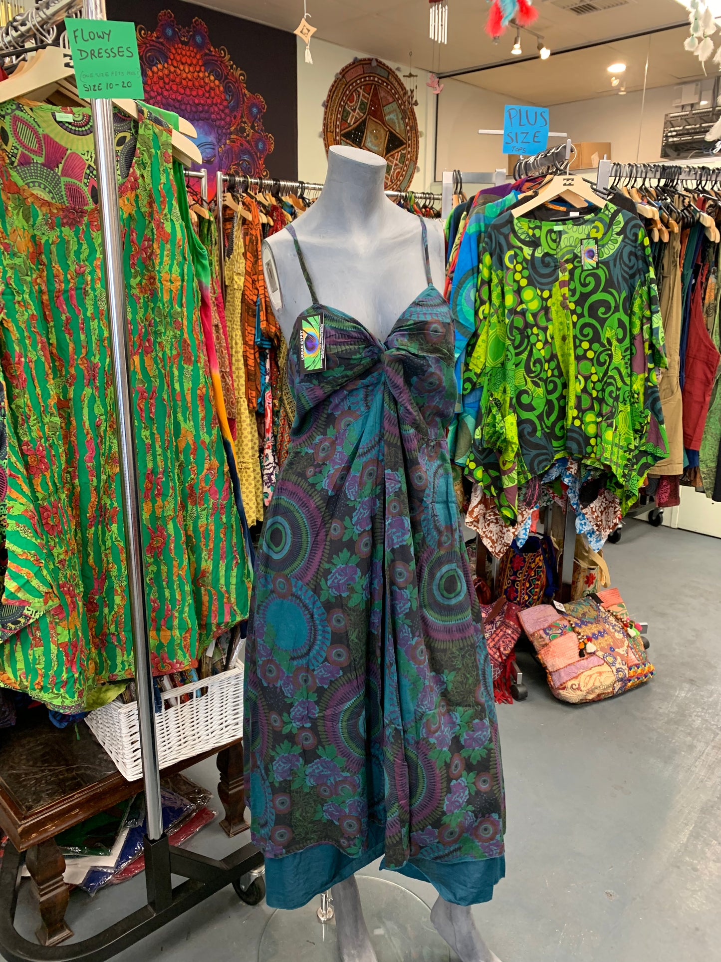 HANDCRAFTED COTTON TRANCE DRESS #57533