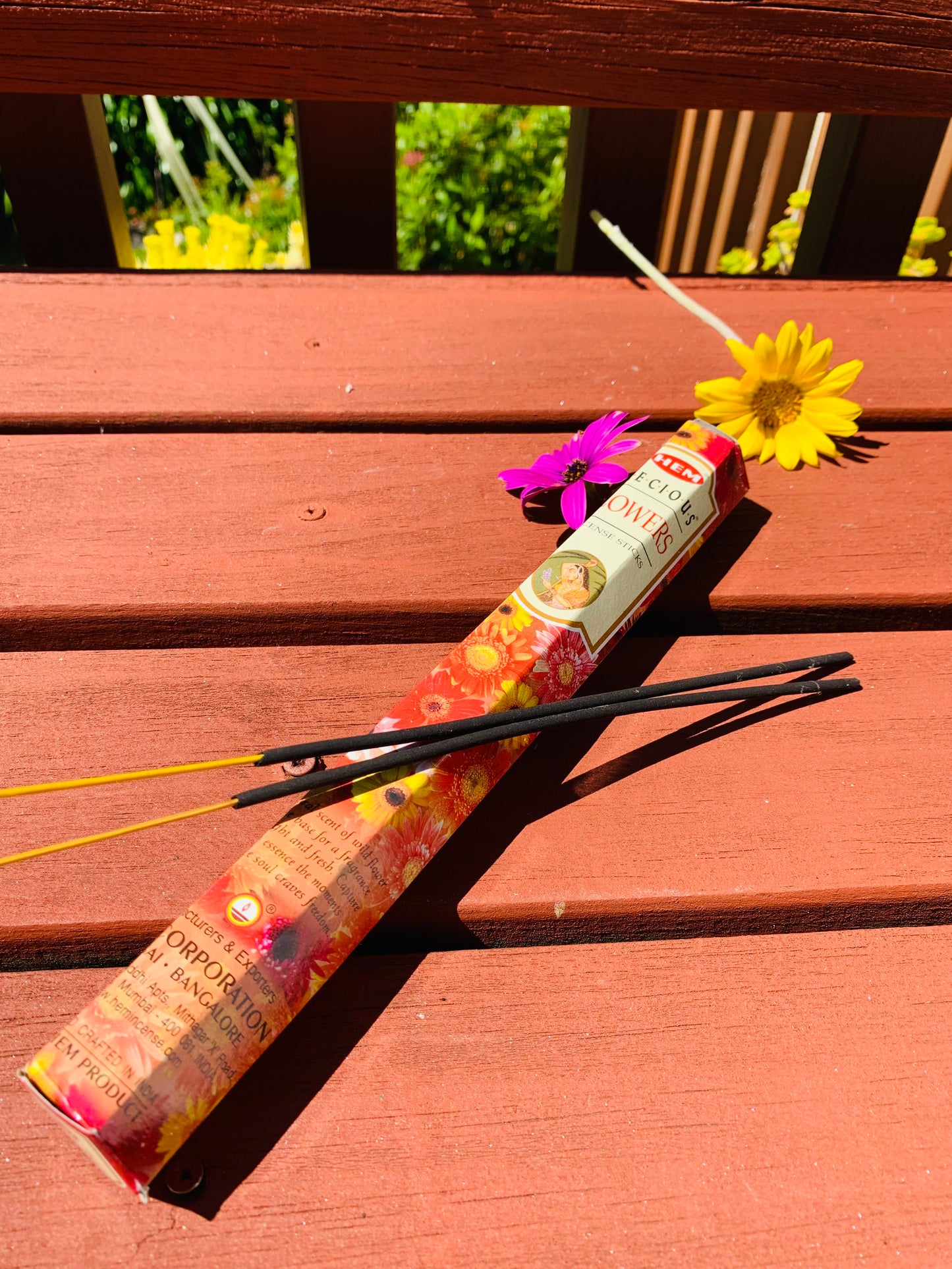 Flower Boho style handcrafted  incense sticks #0672