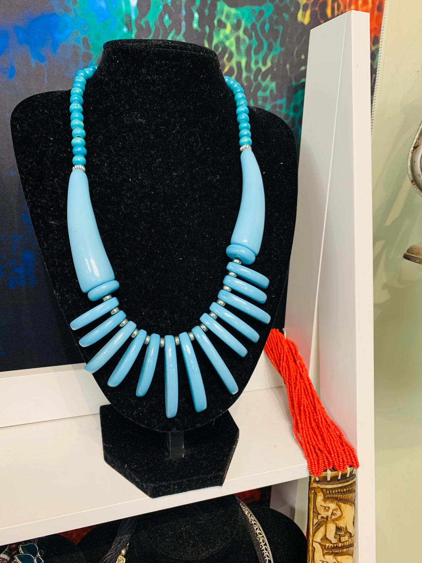 BOHEMIAN STYLE HANDCRAFTED NECKLACE # 2257