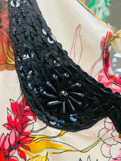 BOHEMIAN STYLE HANDCRAFTED ROYAL DRESS #5056