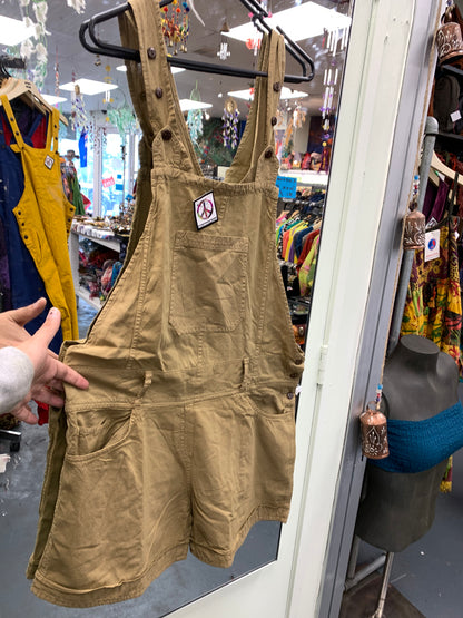 Handcrafted Cotton Overall Shorts  #431444