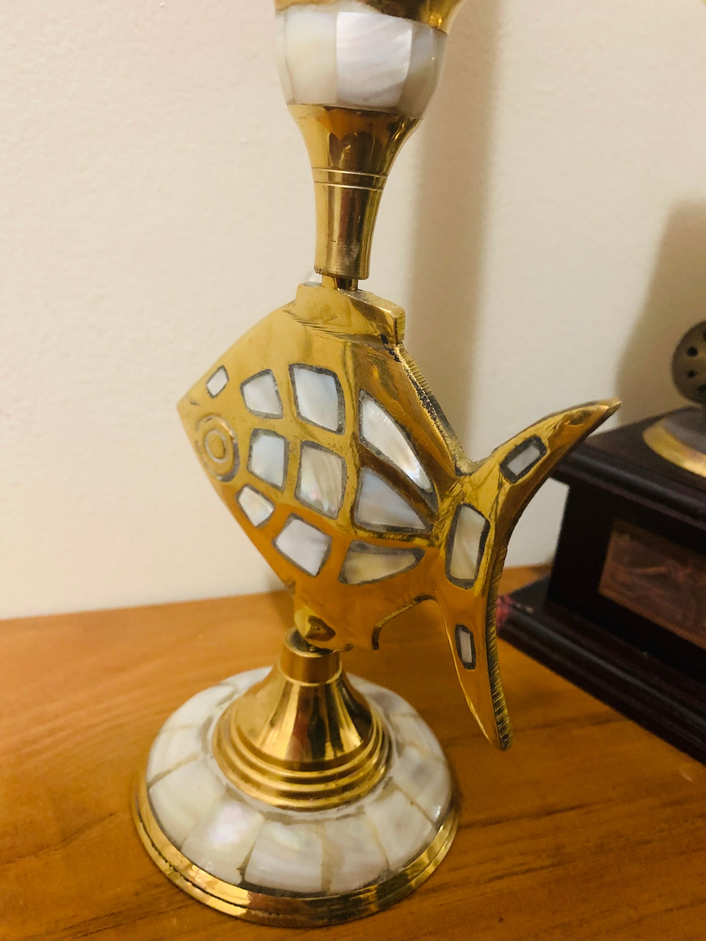 Bohemian style handcrafted Candle Stand  # 22200