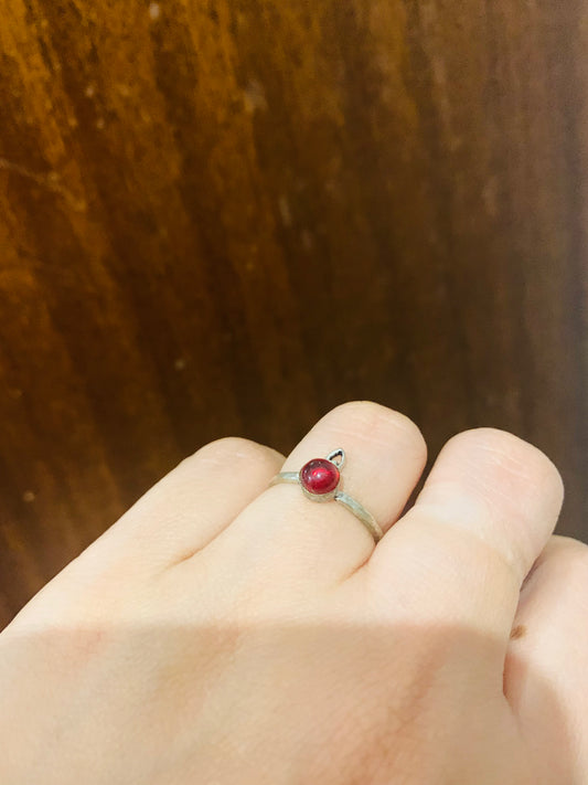 Bohemian style handcrafted Natural Stone ring #45120