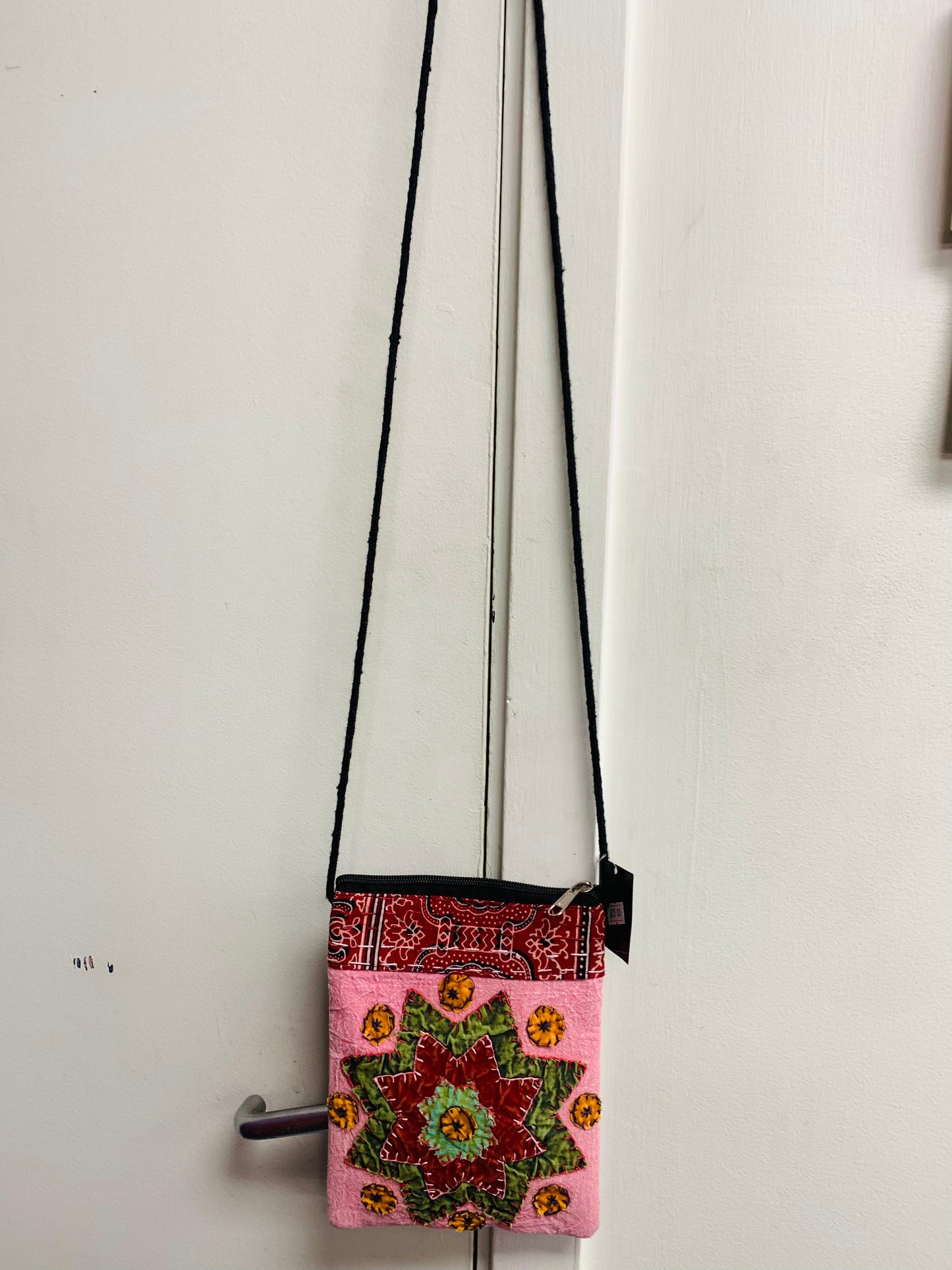 BOHEMIAN STYLE HANDCRAFTED PATCHWORK CROSS BODY BAG #1971