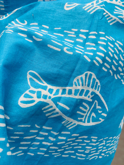 HANDCRAFTED FISH WRAP AROUND SKIRTS # 7767