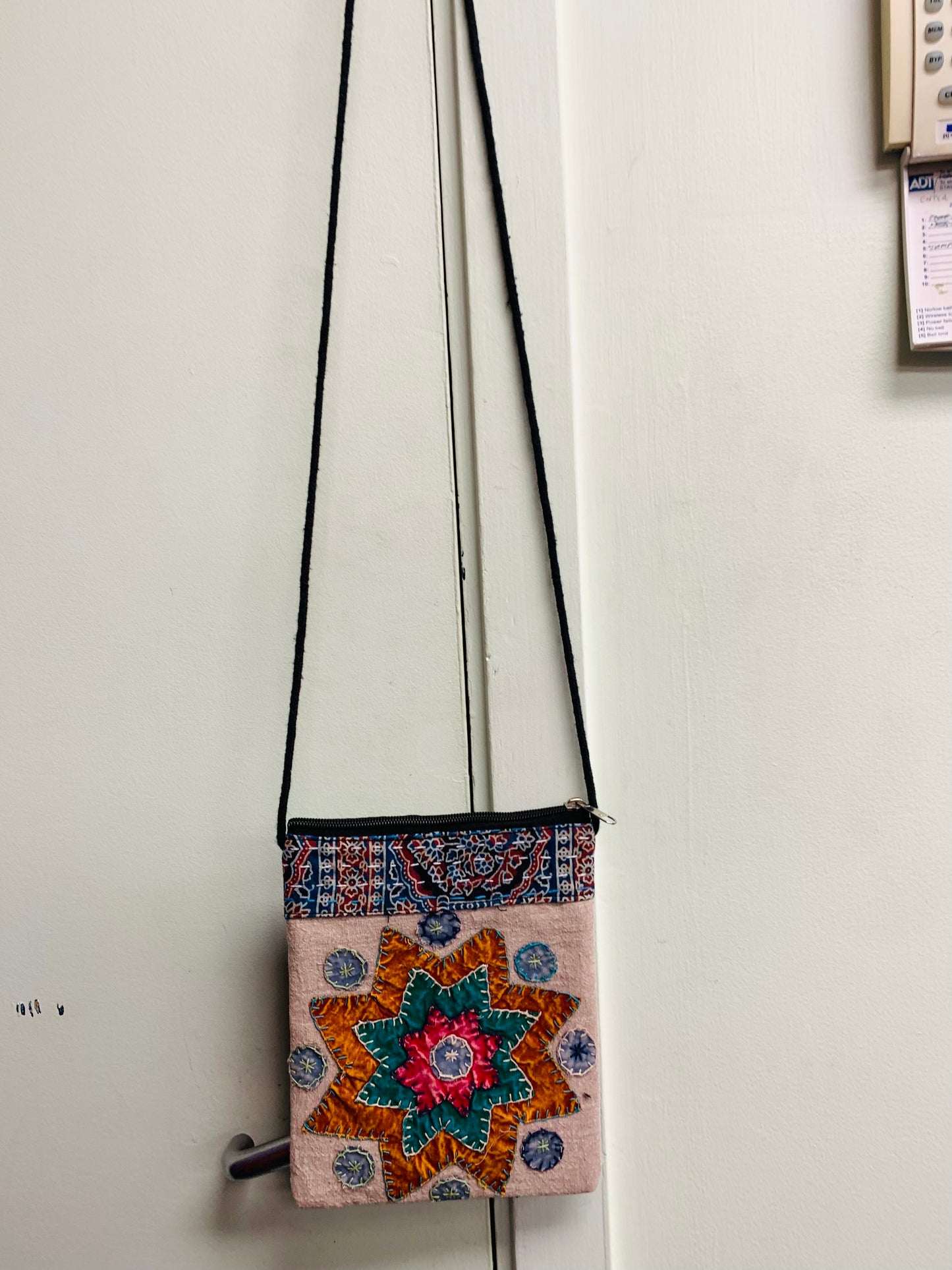 BOHEMIAN STYLE HANDCRAFTED PATCHWORK CROSS BODY BAG #1971