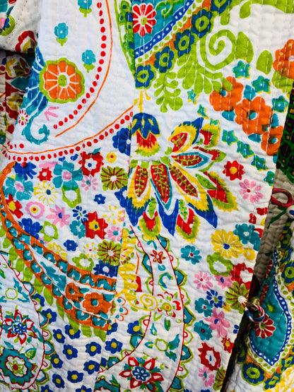 Bohemian stylehandcrafted Reversible Quilting Jackets #999