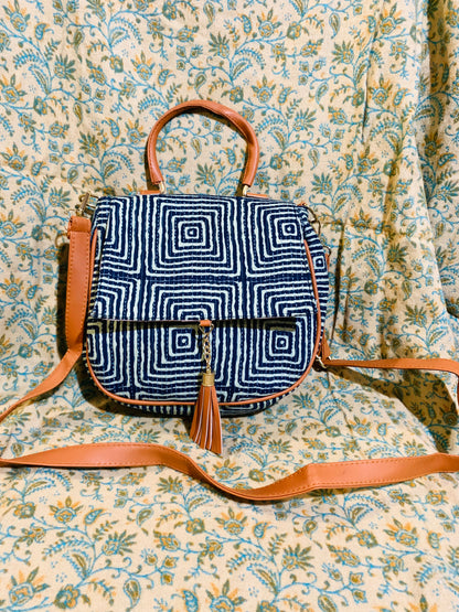 BOHEMIAN STYLE HANDCRAFTED HANDBAG # 3357