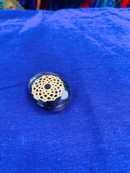 BOHO NATURAL PALM STONE # 12218