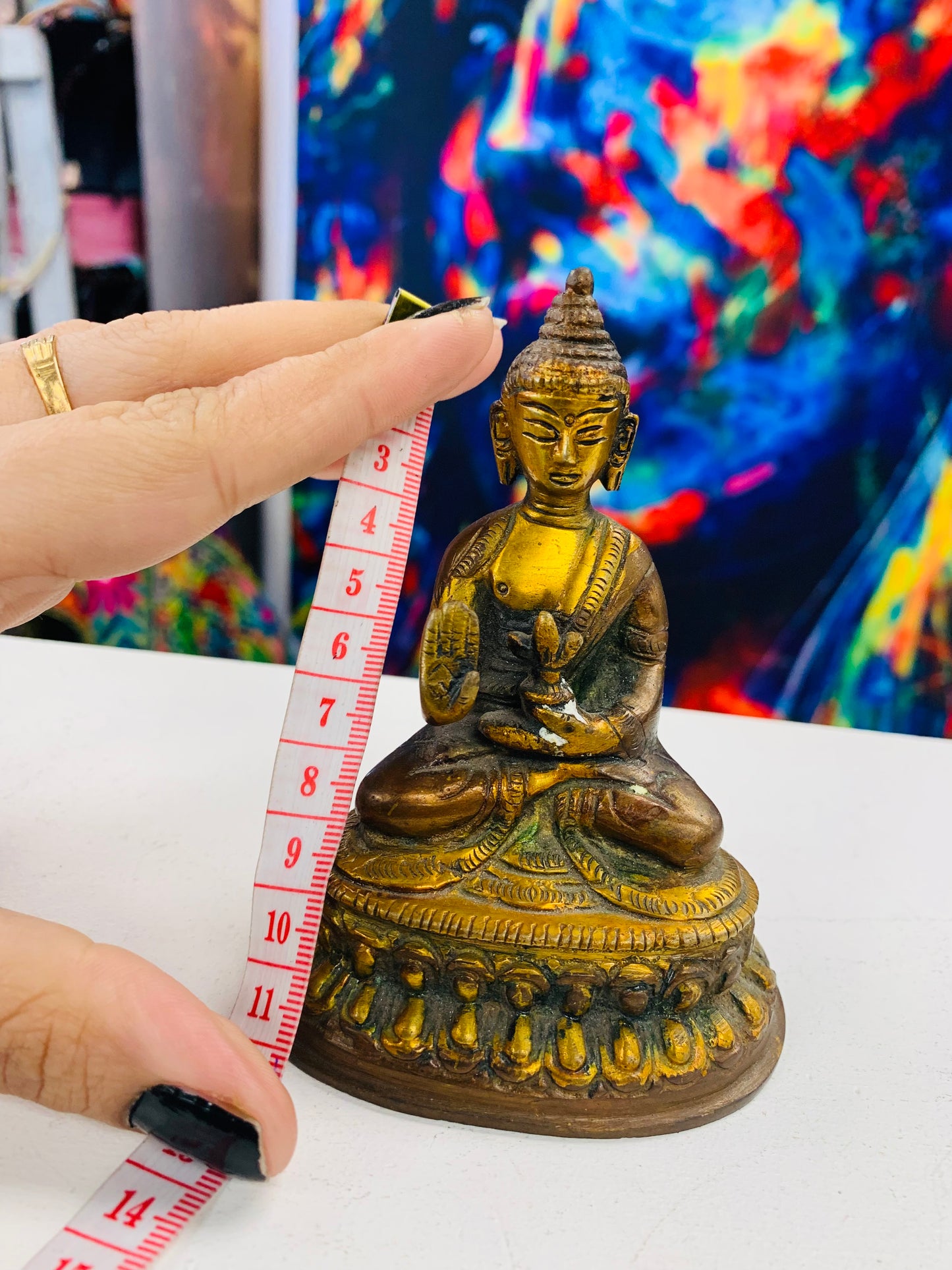 SOLID BRASS STATUE BUDDHA #5