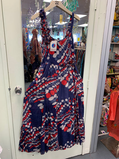 Bohemian style handcrafted  dress #997