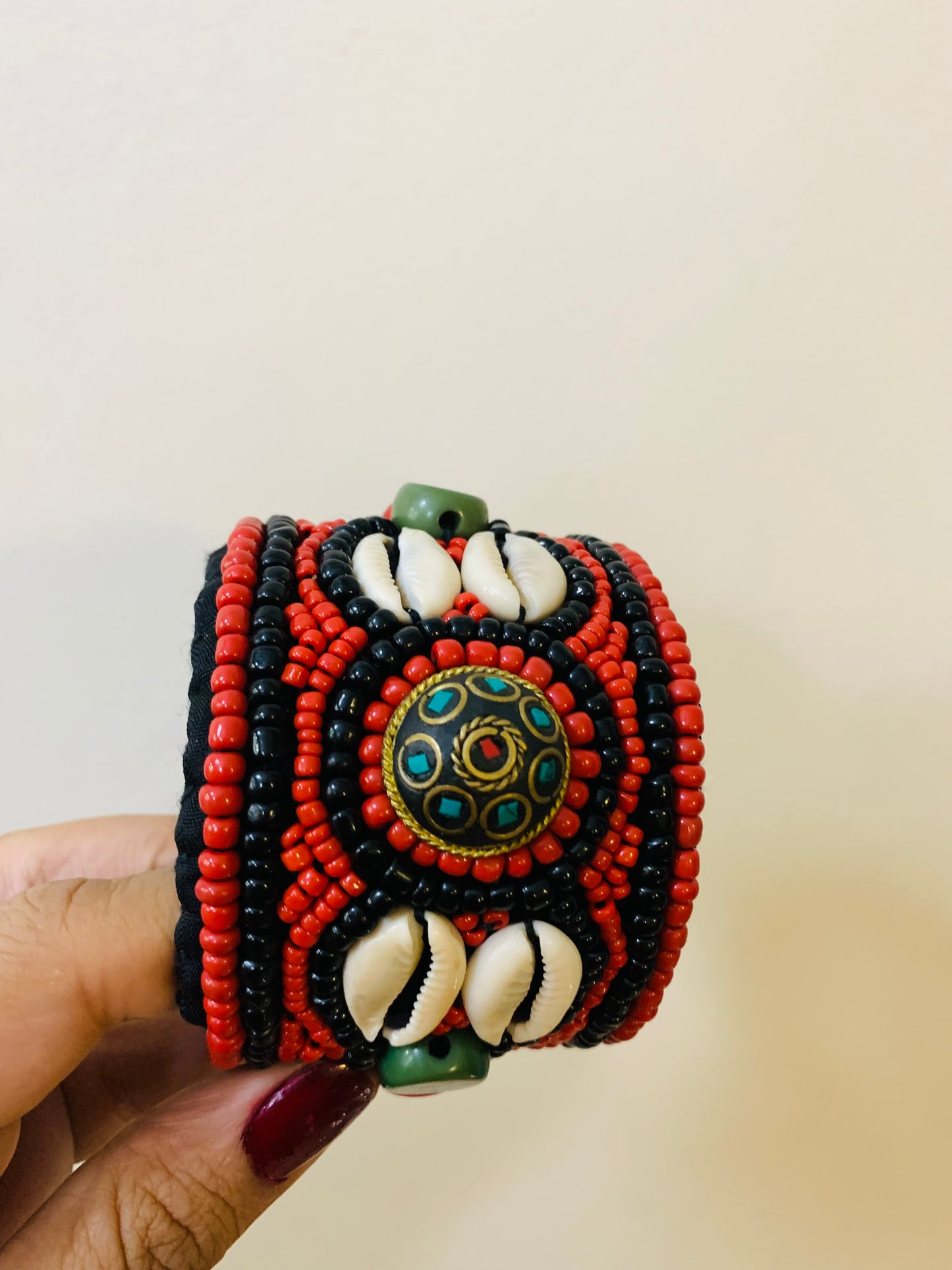 BOHEMIAN STYLE HANDCRAFTED HAND CUFF BANGLE# 8452