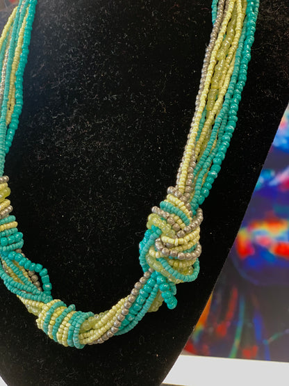 BOHEMIAN STYLE HANDCRAFTED BEADS NECKLACE #85552