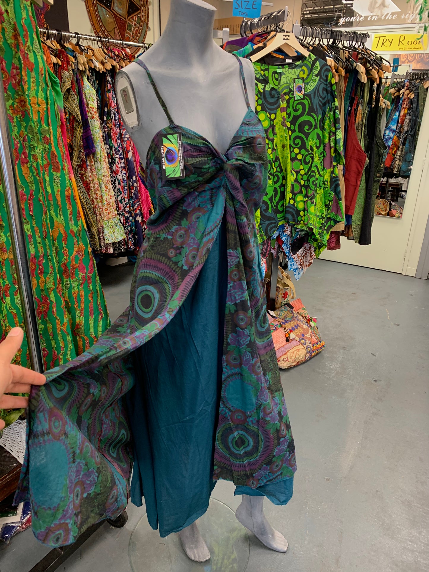 HANDCRAFTED COTTON TRANCE DRESS #57533