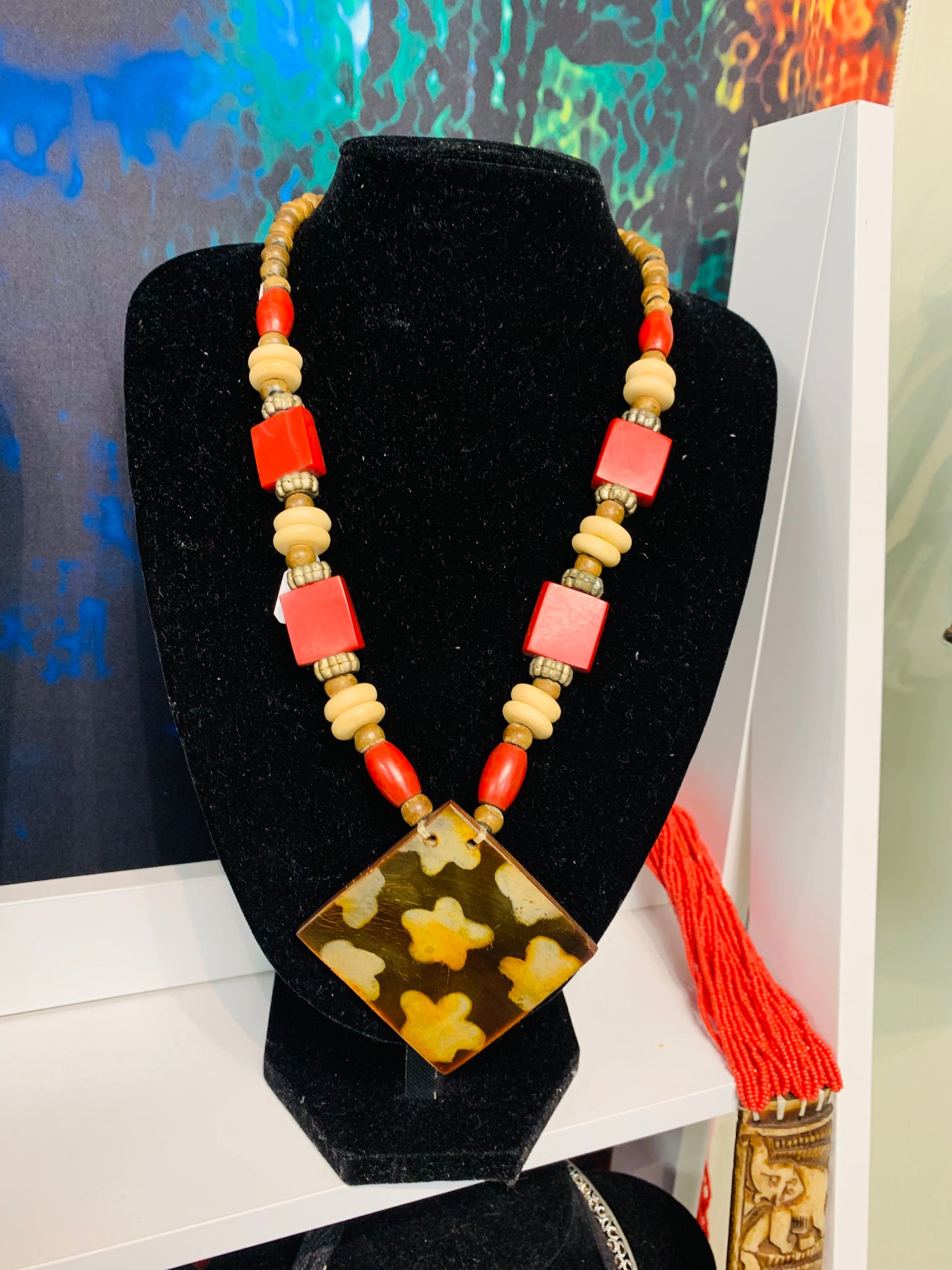 BOHEMIAN STYLE HANDCRAFTED NECKLACE # 2256