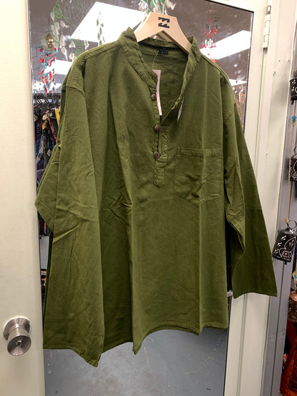 Handcrafted cotton Kurta / Shirt # 75967