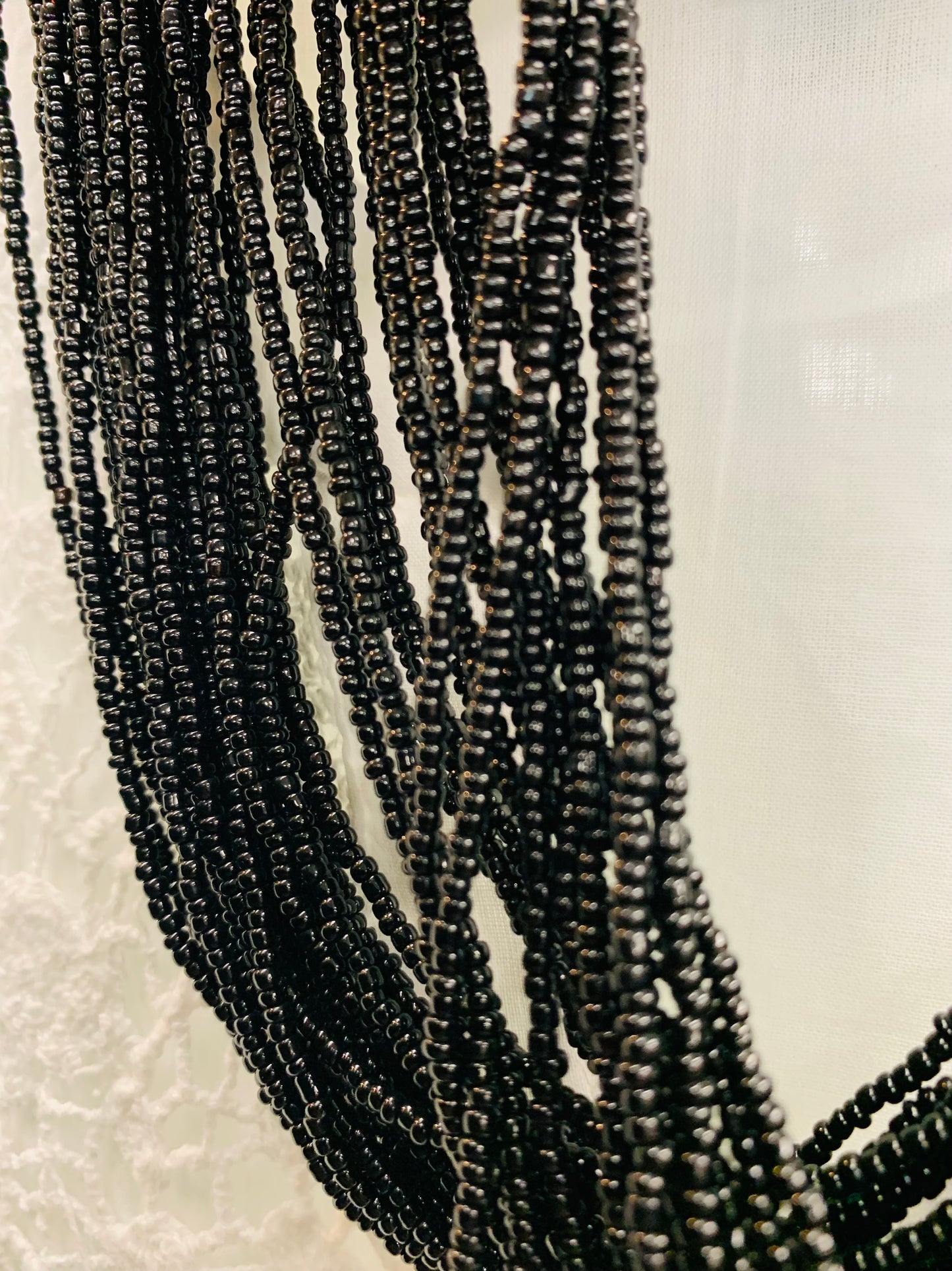 BOHEMIAN STYLE HANDCRAFTED SEED BEADS NECKLACE # 2293