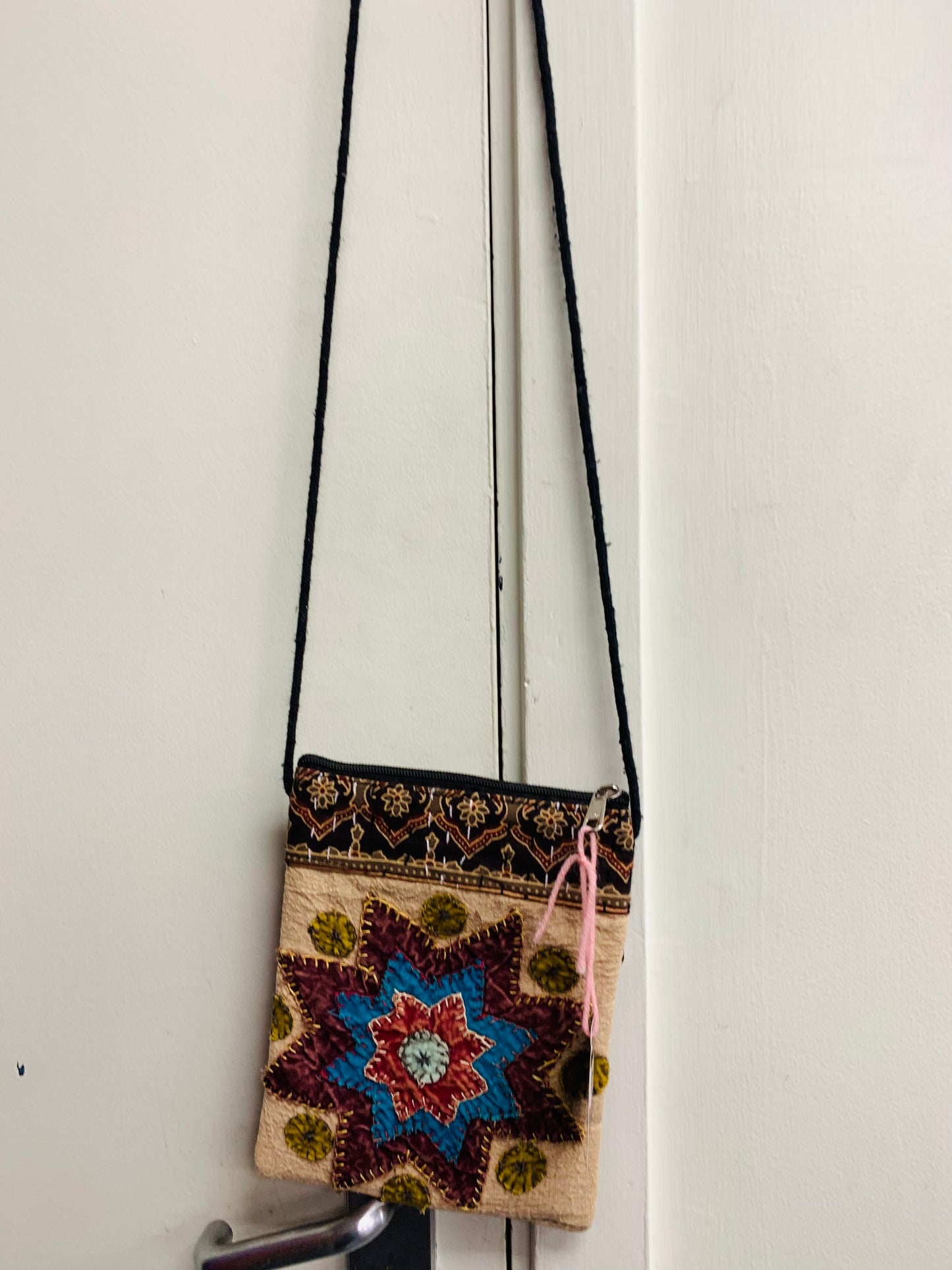 BOHEMIAN STYLE HANDCRAFTED PATCHWORK CROSS BODY BAG #1971