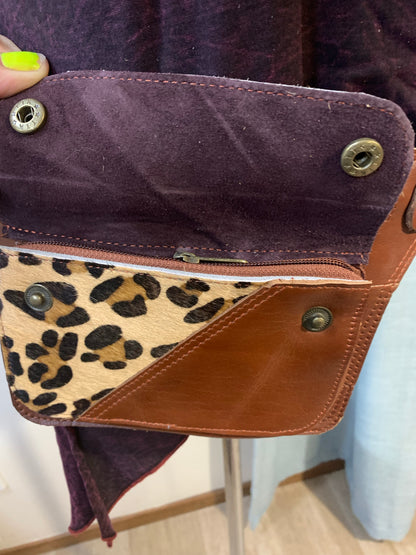 BOHEMIAN STYLE HANDCRAFTED UNISEX GENUINE LEATHER BUM BAGS #2135